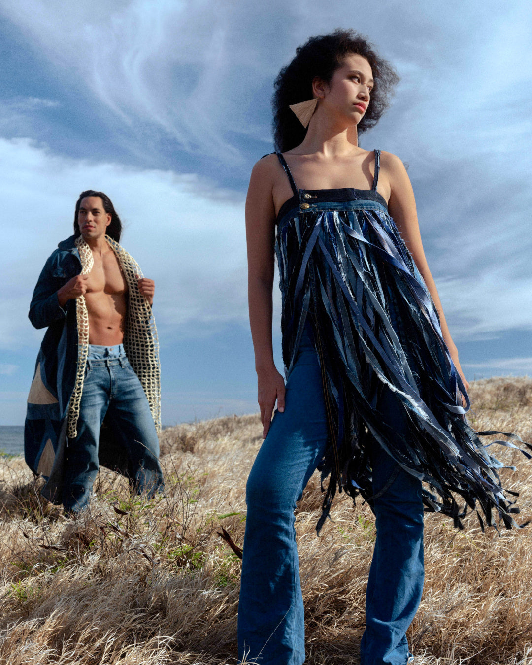 Ho'ōla Denim Dress | Lotus and Lime